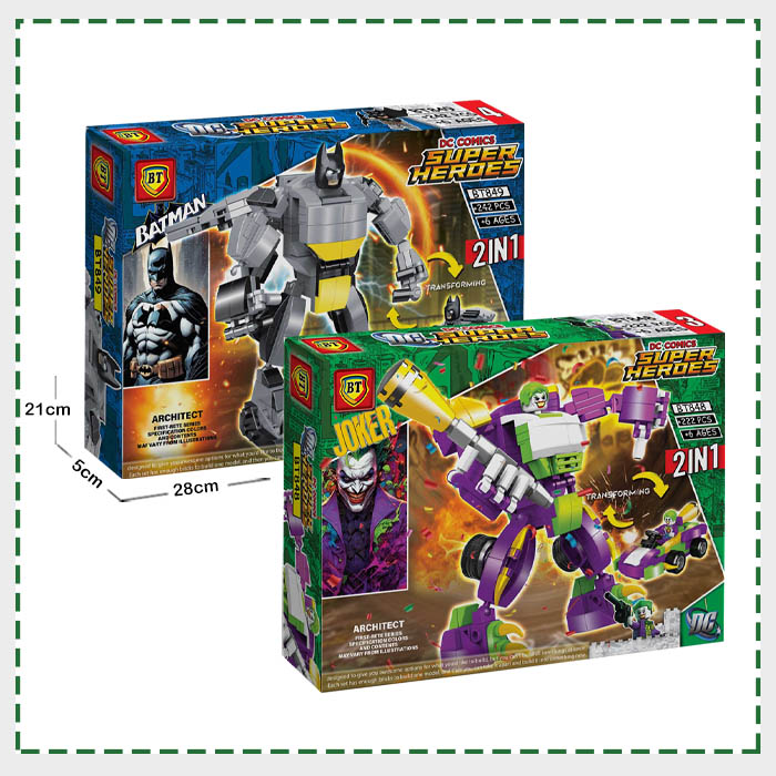 لگو شخصیت DC بزرگ 4 مدل BT