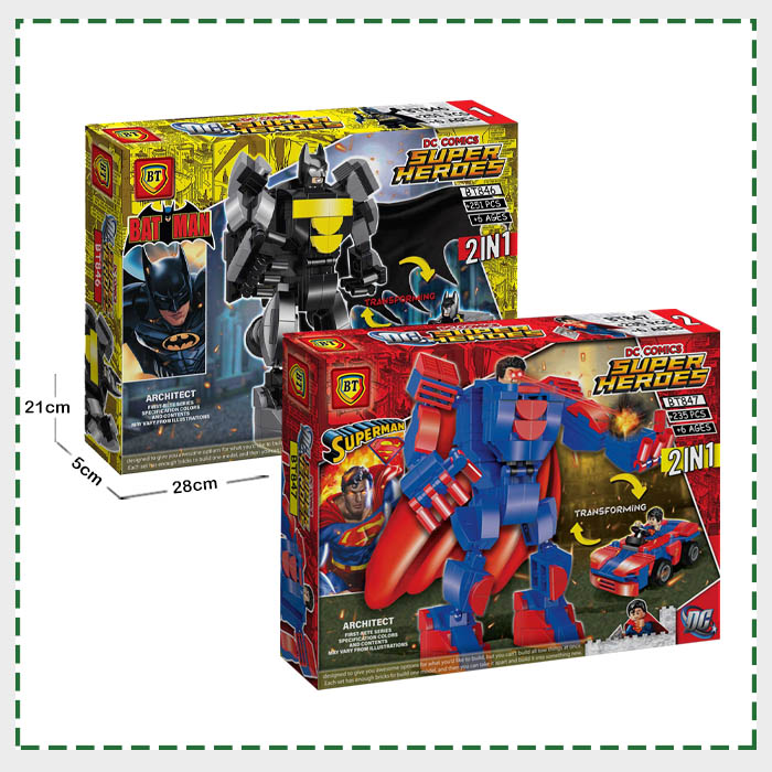 لگو شخصیت DC بزرگ 4 مدل BT