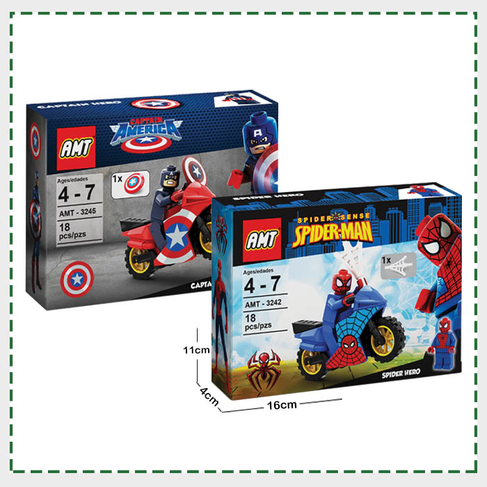 لگو مینی فیگور موتور سوار AMT