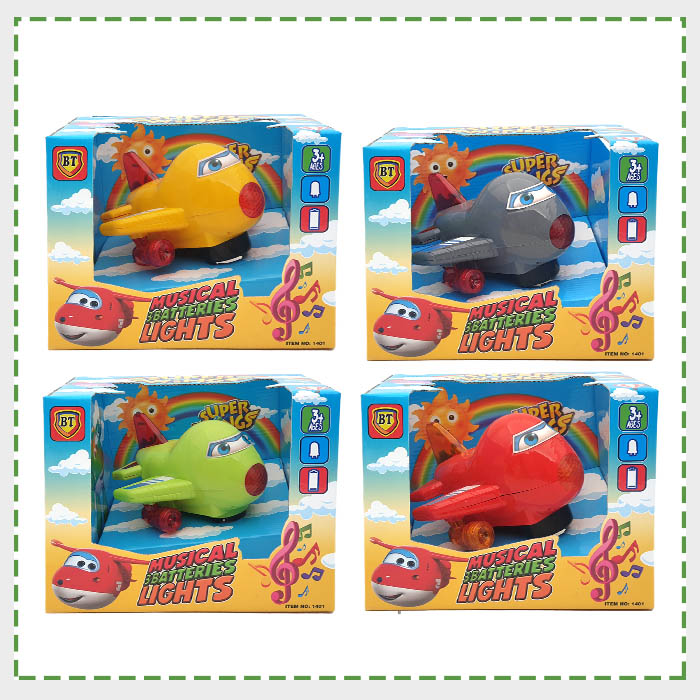 هواپیما موزیکال و چراغدار BT