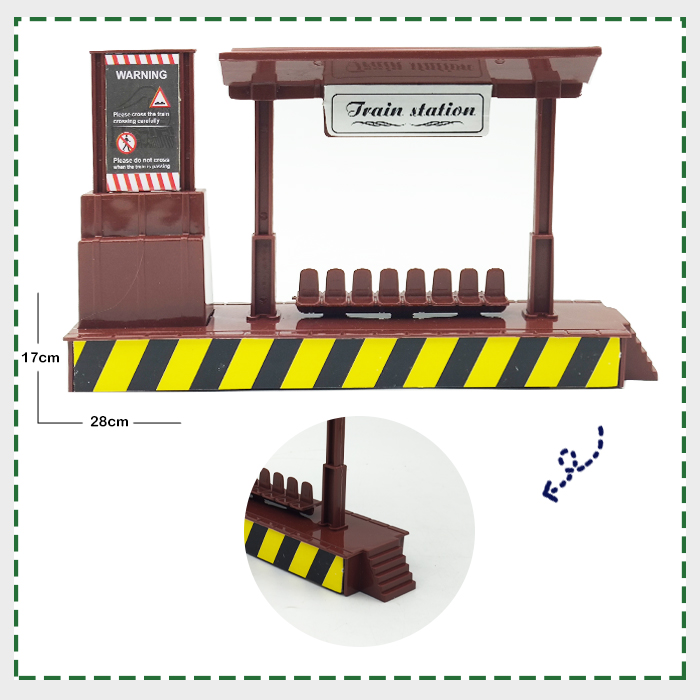 قطار کنترلی متوسط موزیکال و چراغدار پارس