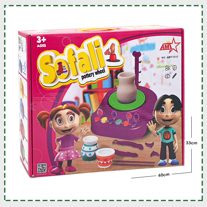 چرخ سفالگری بدون کابل AMT