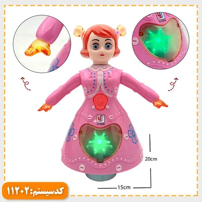 عروسک آنجل موزیکال و چراغدار