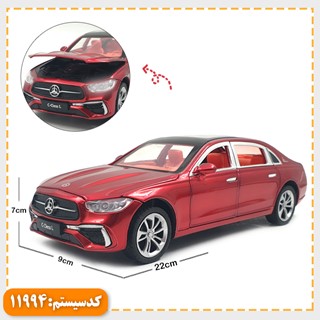 ماکت ماشین فلزی بنز موزیکال و چراغدار