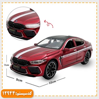 ماکت ماشین فلزی بی ام و M8 موزیکال و چراغدار