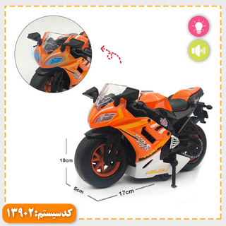 ماکت موتور فلزی موزیکال و چراغدار