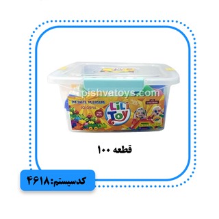 لگو 100قطعه باکس لی لی تویز