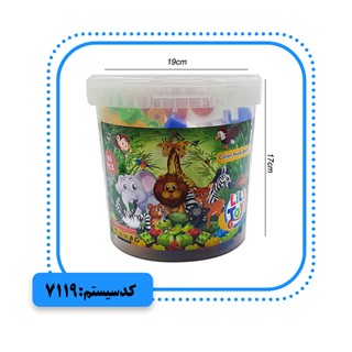 لگو سطلی96 قطعه لی لی تویز