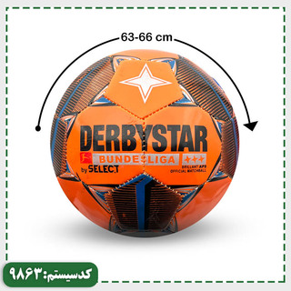 توپ فوتبال دوخت ماشینی سایز 4 دربی استار بتا