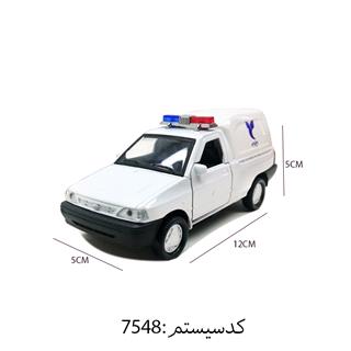 پراید وانت آمبولانس و پلیس ایرانی